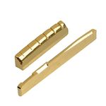 GETMusic 6-String Acoustic Guitar Brass Nut and Saddle Gold Plated