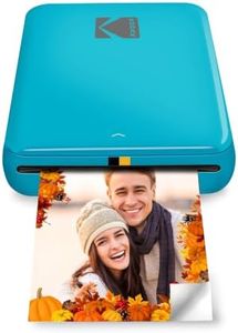 KODAK Step Instant Photo Printer, Zink 2x3” Color Sticky-Back Photos, Bluetooth Compatible with iOS & Android Devices, Editing App, Blue