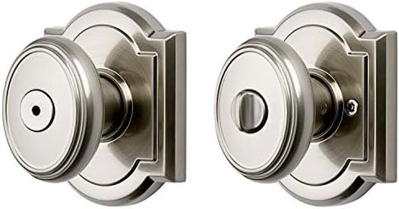 Baldwin 353CYK ARB 15 Carnaby Bed/Bath Knob, Satin Nickel