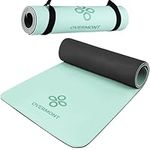 Overmont TPE Yoga Mat 1/3" Extra Thick Exercise Mat Non-Slip Workout Mat High Density Anti-Tear Pilates Mat for Stretching Fitness Home Gym, 72"x24"