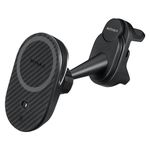pitaka Mobile Phone Holder with Charging Function Car Mount 15 W Car Charger 360° Rotatable for Tesla [MagEZ Car Mount Pro 2]