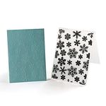 akaddy Christmas Snowflake Plastic Embossing Folder for Scrapbook DIY Album Card