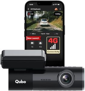 Qubo Dashcam 4G Live by Hero Group | Remote Live View I GPS Tracking & Smart Alerts | 2K QHD Recording | | 140° FOV | Emergency Recording | Wi-Fi & App Control | Supports Upto 1TB SD Card 
