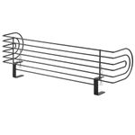 bremermann Cooker Guard for Clamping, for Cookers up to 60 cm Wide, Cooker Protection (Black)