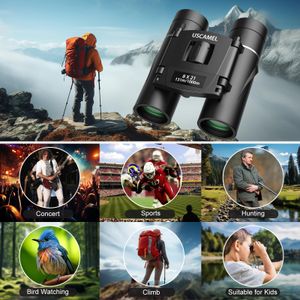 USCAMEL 8x21 Compact Binoculars – Lightweight Portable Folding