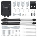 CO-Z Automatic Dual Swing Driveway Gate Opening System, Electric Opener for Doors up to 6 m or 400kg per Wing, Kit with Remote Control