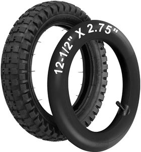 LotFancy 12.5x2.75 (12-1/2x2.75) Tire & Inner Tube Set for Razor MX350 MX400 Dirt Rocket, X-Treme X-560 - Heavy Duty Scooter Tire Tube for Mini Pocket Bikes