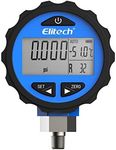 Elitech PG-30Pro Blue Refrigeration HVAC Digital Pressure Gauge -14.5-500 PSI 1/8'' NPT