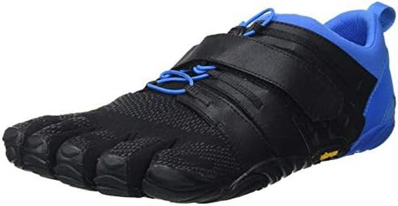Vibram FiveFingers Men's V-Train 2.0 Fitness and Cross Training Shoe (Black/Blue, Numeric_10_Point_5)