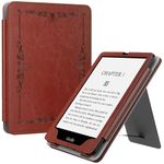 MoKo Case for 6.8" Kindle Paperwhite (11th Generation-2021) and Kindle Paperwhite Signature Edition, Slim PU Shell Cover Case with Auto-Wake/Sleep for Kindle Paperwhite 2021 E-Reader, Vintage Style