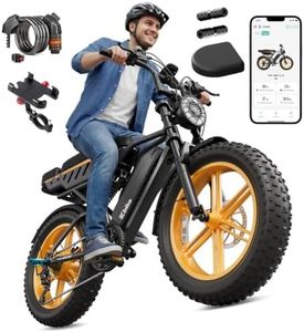 TS TST GRP LLC Electric Bike for Adults,1500W Peak Motor Retro E Bike,Removable 48V 15Ah Battery,20" x4.0 Fat Tire,Range 65 Miles Ebike,UL 2849,for Commuting,Mountain,Off-Road