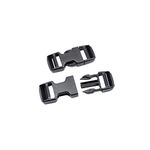 Quick Side Release Buckles 25mm Heavy Duty Plastic Buckle Clips Belt Buckle Snap Clasp Backpack Buckle Replacement Dual Adjustable No Sewing for srrap(25mm,2sets)