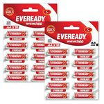 Eveready Carbon Zinc AA Batteries | Pack of 20 | 1.5 Volt | Highly Durable & Leak Proof | AA Battery for Household and Office Devices