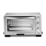 Cuisinart TOB-1010 Toaster Oven Broiler, 14" x 15.75" x 14", Silver