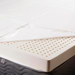 Talatex Premium Natural Latex Mattress Topper, Medium Firm with Organic Cotton Cover No Memory Foam Chemicals, Help Relief Shoulder & Back Pain (7.5x150x200cm)