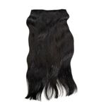 TheFairHair 100% Virgin Human Hair Volumizer with 4 Clips for Women - Instant Length and Volume Enhancement Size 20 Inch