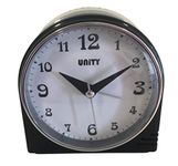 Unity Beep Alarm Clock-49025, Black, 8.5 x 9 x 3.5 cm