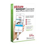 Picture Keeper CONNECT 64GB Portable Flash USB Backup and Storage Device Drive for Mobile Phones Tablets and Computers