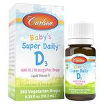 Carlson Baby's Super Daily D3 400 IU, 365 Liquid Drops