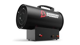 Bimson Power 15kW Propane Space Heater, 51,000 BTU Gas Heater for Workshop, Garage, Greenhouse, Shed or Outdoor Use, Adjustable Thermostat, Spark Ignition, Portable Design with 3 Year Warranty