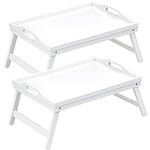 2 Pack Bed Tray Table Breakfast Tra