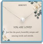 Sereney Sterling Silver Pearl Neckl