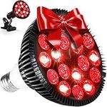 LifePro InfraGlow NIR & Red Light Therapy Lamp - Infrared Red Light Therapy Device with 18 LEDs & Clip-On Lamp - at-Home Red Light Therapy for Body, Chronic Pain Relief, Skin Wellness, & Recovery Accelaration