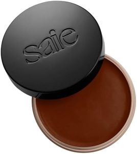 Saie Sun Melt Cream Bronzer - Buildable Balm Face Bronzer for Effortless Sculpting - Cream Contour Enriched with Vitamin C, Nourishing Skincare Ingredients & a Natural Finish - Deep Bronze (1 oz)