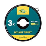 SF Clear Monofilament Nylon Tippet Line Fly Fishing Tippets Leaders Trout # 100M 3X 1 Pack