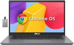 ASUS Chromebook Plus CX34 14" FHD Laptop, 12th Gen Intel Core i3-1215U, 8GB LPDDR5, 128GB SSD, Intel UHD Graphics, FHD Webcam, WiFi 6, Bluetooth 5.2, Chrome OS, Gray, 128GB Hotface USB Card