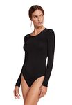 Wolford Women's Berlin Body Bodysuit, Black, 12 (Size:L)