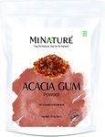 minature Acacia Gum Powder by mi Nature, Acacia Senegal, Acacia Fiber Powder, 227g(8 oz) (0.5 lb), Non-GMO, Vegan, 100% ONLY Acacia Gum Powder, Gluten Free