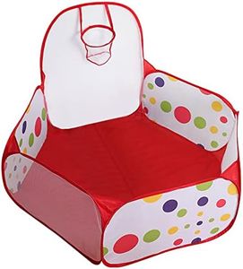 Cozywind Piscina di Palline per Bambini con Canestro Piscina per Palline Pieghevole Pop Up Tenda Piscina per Bambini Interno e All'aperto (Palline Non Incluse) (120cm)