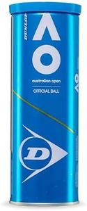 DUNLOP Tennis Ball Australian Open - for Clay, Hard Court and Grass (1 x 3 Pet), Yellow