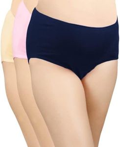 Morph Maternity Women's Cotton Maternity Panties - 3pcs, Multicolored, XX-Large