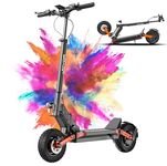 JOYOR S10S Electric Scooter, Dual Motor 2oooW E Scooter Adult with Battery 60V 18Ah Up To 46 Miles, 10" Off Road Tire and Double Hydraulic Brakes & 4 Shock Absorbers, 330 LBS Maximum Load Capacity