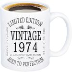 1974 50th Birthday Gift Ideas mug f