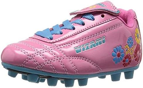 Vizari Blossom Soccer Cleat - Pink/Blue, 11.5 M US Little Kid