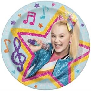 JoJo Siwa Round Dinner Plates - 8 Pcs