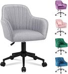 ALFORDSON Linen Office Chair Swivel