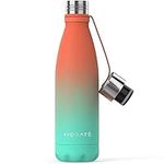 HYDRATE Super Insulated Stainless Steel Water Bottle - 500ml - Tropical Breeze - BPA Free, Vacuum Drinking Flask - 24 Hours Cold & 12 Hours Hot