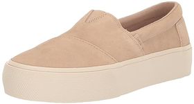 TOMS Women's, Alpargata Fenix Platform Slip-On, Oatmeal Suede, 10