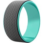 Bodylastics Yoga Wheel for Women and Men Fitness 13 Strong, Sweat Resistant and Eco-Friendly (Blue/Black)