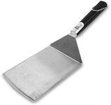 Pit Boss Grills Soft Touch Big Head Spatula, Black/Silver Large