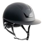 Kooki Lady Kash Riding Helmet Matt Black 55 (6 7/8)