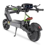 VS3 Off-Road Electric Scooter for Adults, 10 inch Pneumatic Tires Escooter, 15.6Ah Battery Folding Scooters, 40-60 km Range, 150 kg Load HD Touch Display Dual Absorption & Motors All Terrain e Scooter