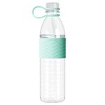 Copco 2510-2295 Hydra Reusable Tritan Water Bottle with Spill Resistant Lid and Non-Slip Sleeve, 20-Ounce, Robins Egg, 16 oz