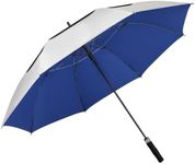 NINEMAX Golf Umbrella 68/62/ Inch UV Protection Large Umbrellas Windproof Double Canopy, Automatic Open Umbrellas