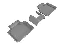 3D MAXpider L1BM07321501 Gray BMW X1 2016-2018/ X2 2018 Kagu Rubber Second Row (3 Piece Design)