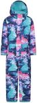Mountain Warehouse Cloud Kids Waterproof Snowsuit Light Purple (Printed) Kids 2-3 Yrs (92-98 cm)